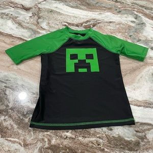Minecraft swim rashguard top